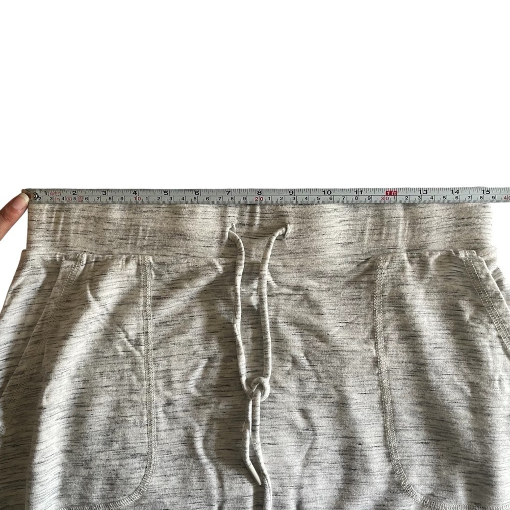 Hilary Radley Heather Gray Casual Skirt with Pockets Jersey Soft Feel Women Sz M - Picture 4 of 5